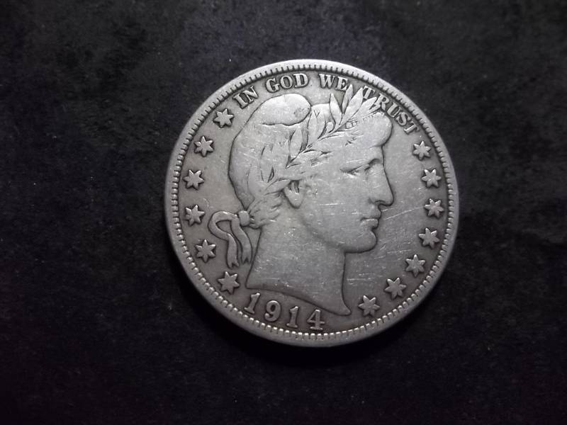 lot 96 image: 1914 Barber Half Dollar