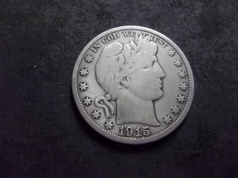 lot 97 image: 1915 D Barber Quarter