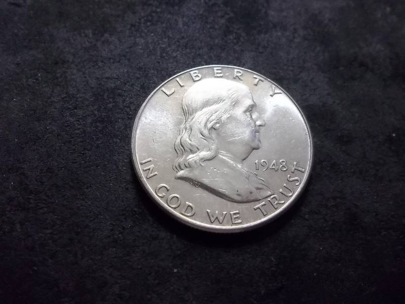 lot 99 image: 1948 Franklin Half Dollar