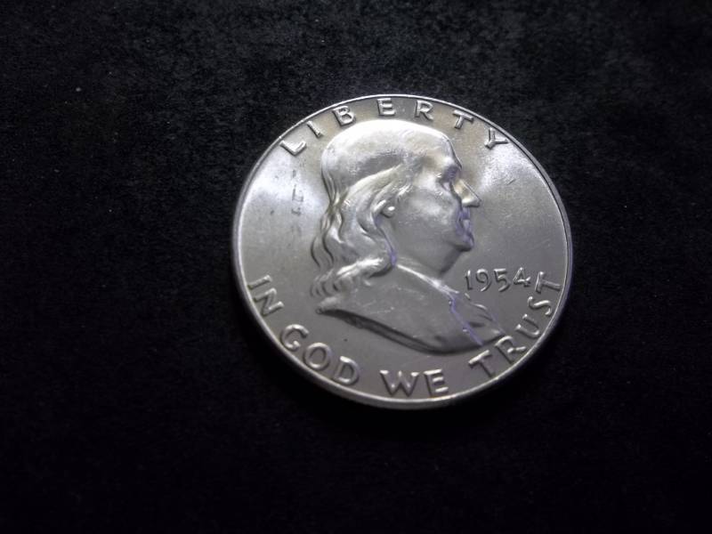lot 112 image: 1954 Franklin Half Dollar