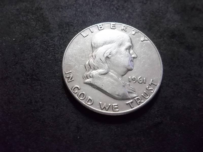 lot 124 image: 1961 D Franklin Half Dollar