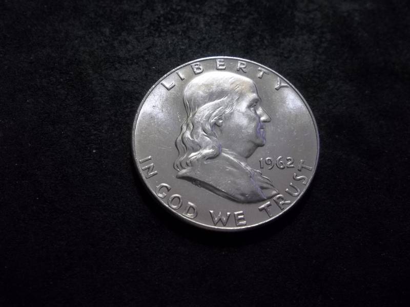 lot 125 image: 1962 D Franklin Half Dollar