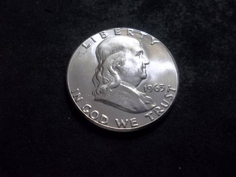 lot 126 image: 1963 Franklin Half Dollar