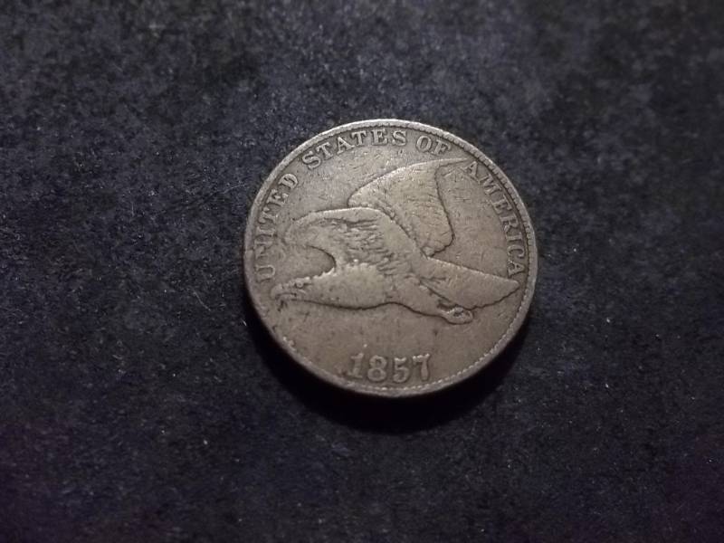 lot 139 image: 1857 Flying Eagle Cent