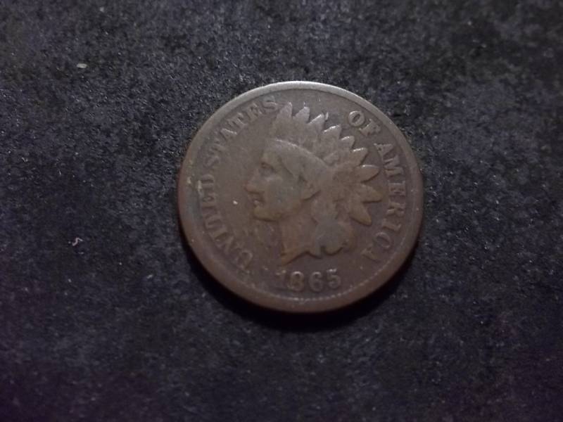 lot 144 image: 1865 Indian Head Cent