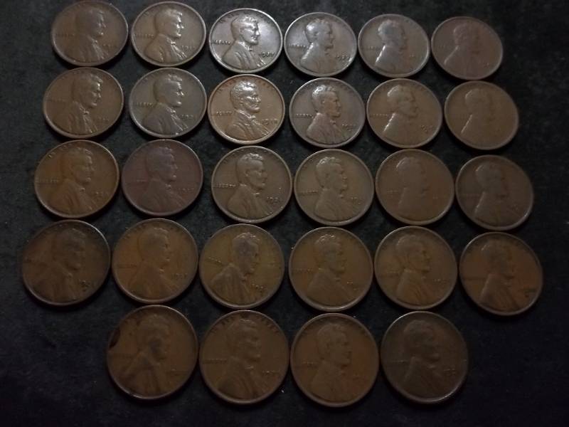 lot 149 image: 28 Lincoln Cents From 1916 To 1930 Includes Those With Mint Marks & Better Dates No Dups.