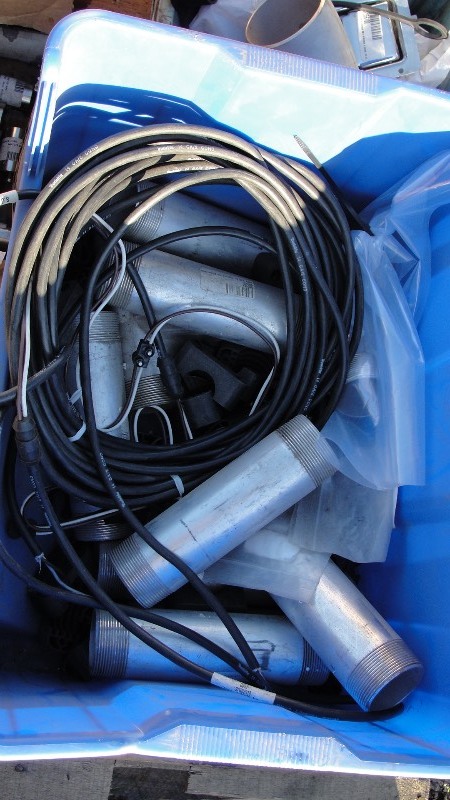 STAINLESS STEEL COUPLERS, FLANGES, CLAMPS, BRASS NUTS, WIRING