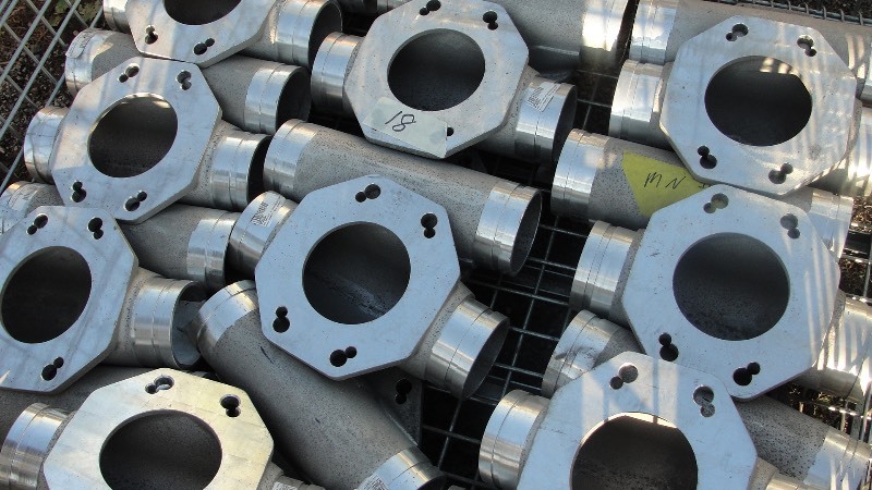 SURE SEAL ALUMINUM TEE  5x4 SWING AWAY