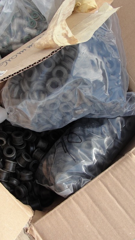 PALLET MISC. LOCK NUTS, AIR LINE FITTINGS, GROMMETS, CLEVIS ENDS, PLUGS