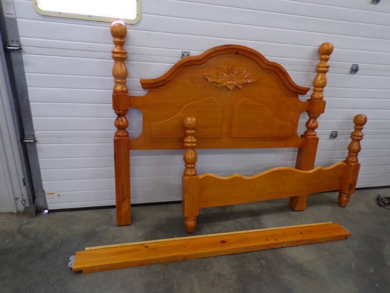lot 92 image: Bed Frame with Headboard