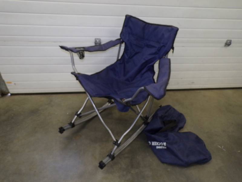 lot 93 image: Folding Portable Rocking Chair