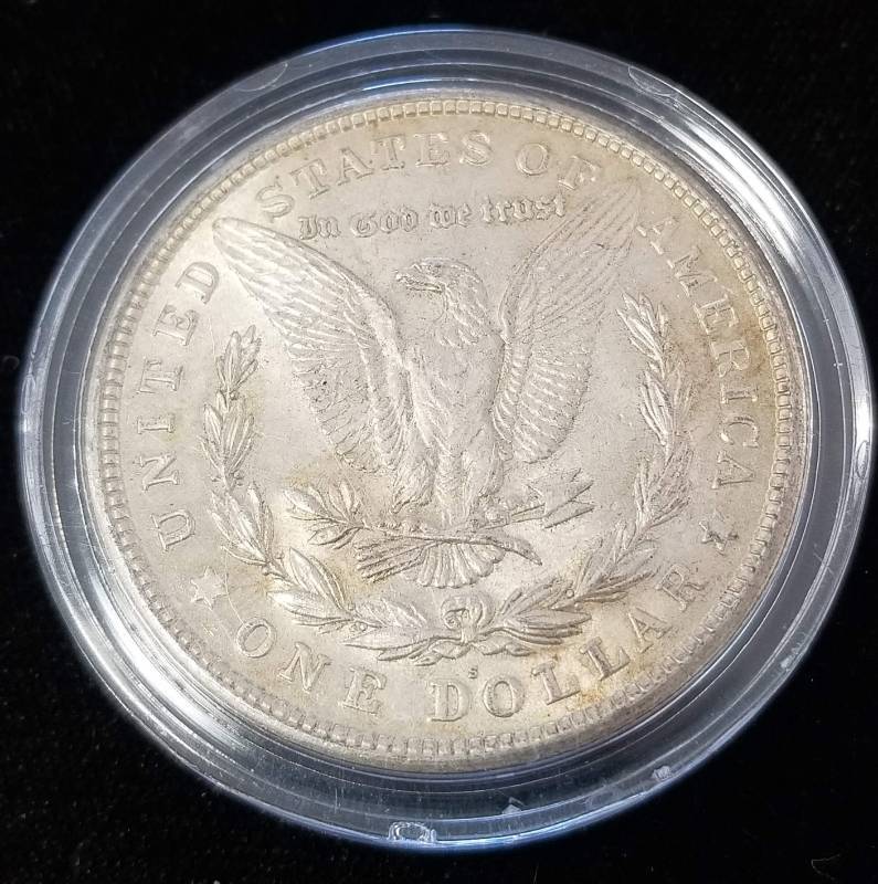 lot 41 image: 1921-S MORGAN SILVER DOLLAR IN AIRTITE