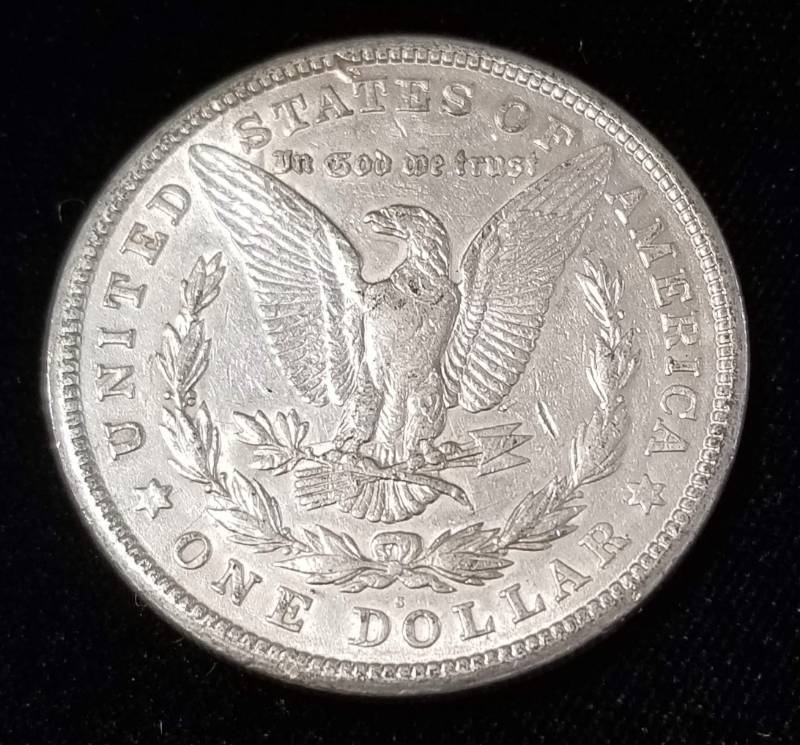 lot 60 image: 1921-S MORGAN SILVER DOLLAR