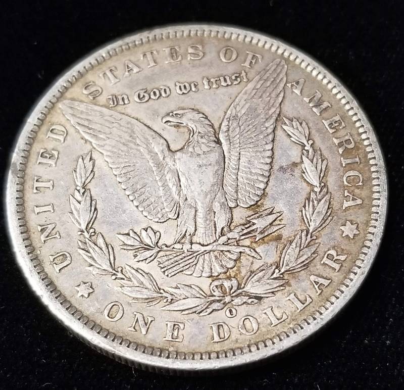 lot 66 image: 1890-O MORGAN SILVER DOLLAR