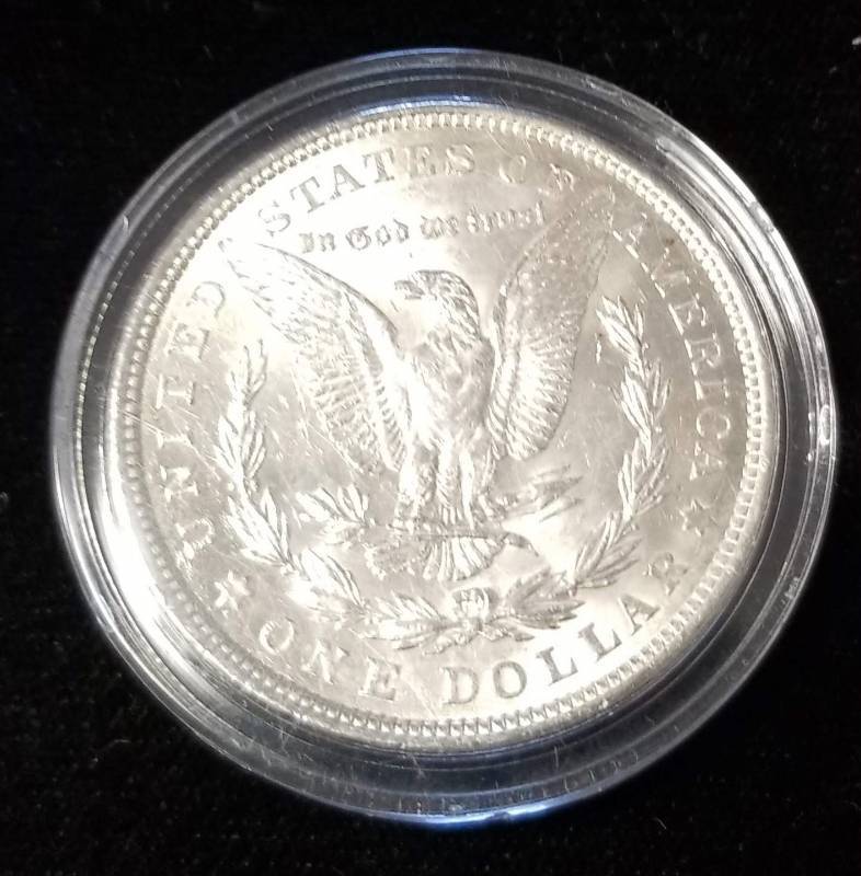 lot 68 image: 1921 MORGAN SILVER DOLLAR UNC IN AIRTITE