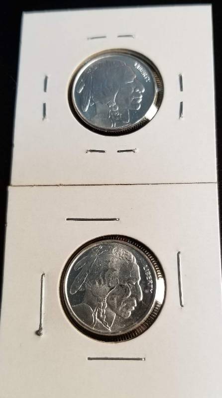 lot 18 image: 12 TROY OZ. .999 FINE SILVER (2 X 14 OZ)
