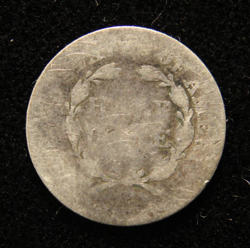 lot 08 image: 1856 US SEATED LIBERTY HALF DIME