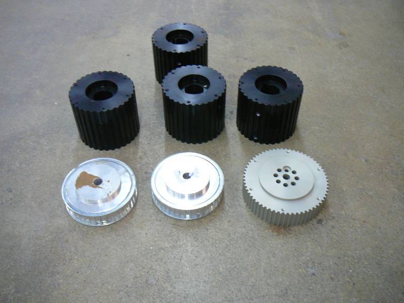 Lot Of Aluminium Pulleys