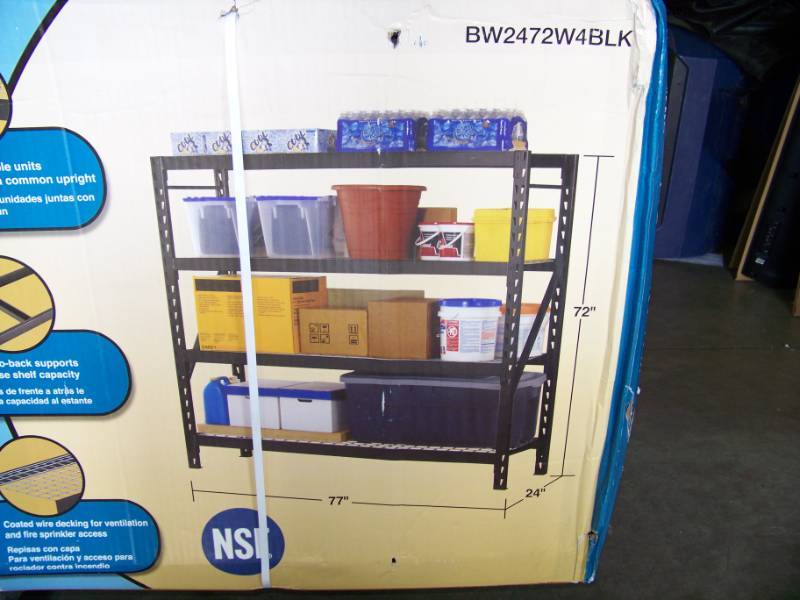 lot 8 image: Edsal, Muscle Rack, Industrial Strength, Welded Storage Rack - NEW in Original Box