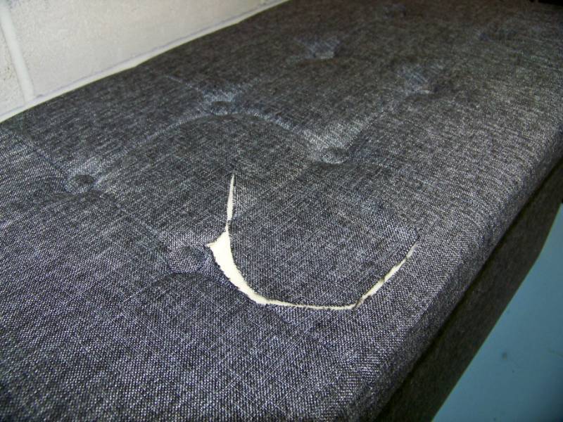 lot 70 image: Padded Storage Bench