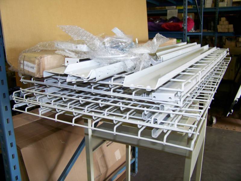 lot 13 image: Eagle Industrial, SafeRacks, Garage Shelves and Overhead Suspension Shelving