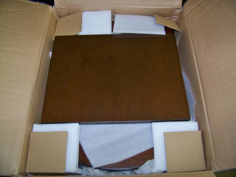 lot 56 image: Chairside Table with Power - NEW in Original Box