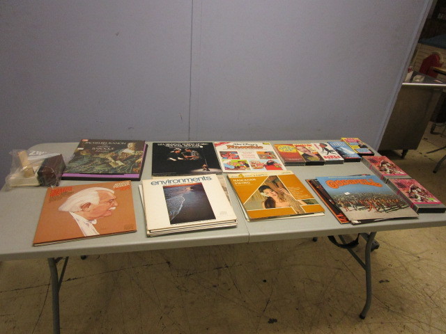 lot 628 image: RECORDS AND VHS TAPES