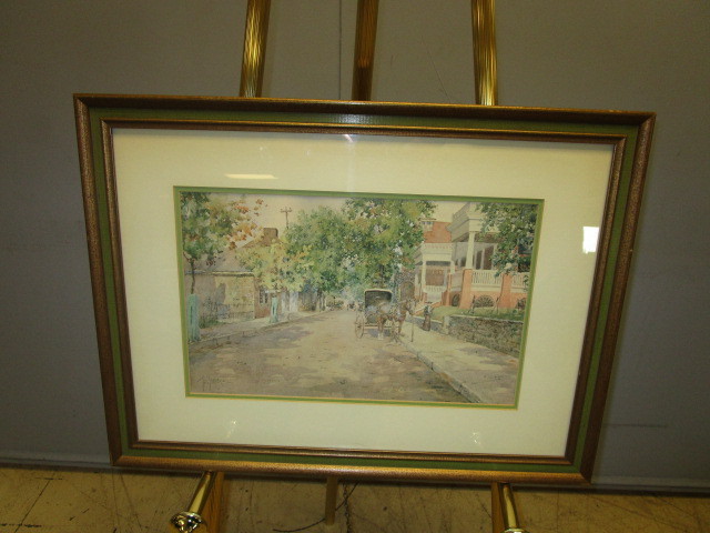 lot 646 image: PAUL SAWYIER OLD ELKS CLUB CERTIFIED PRINT