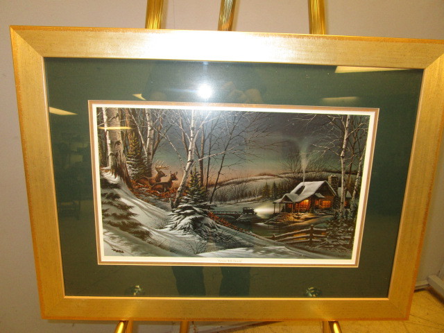 lot 650 image: TONY REDLIN EVENING WITH FRIENDS PRINT