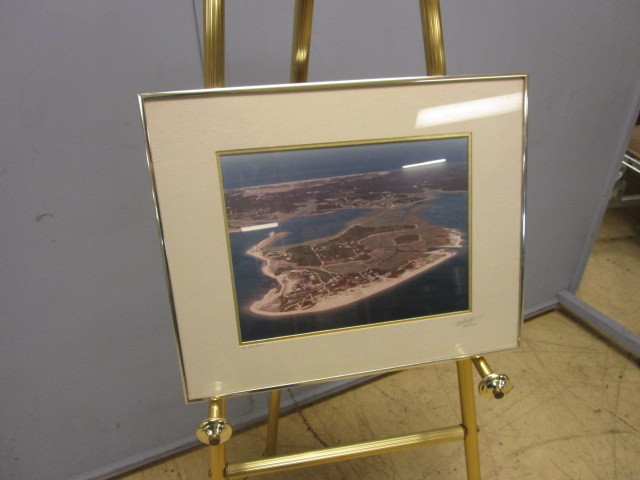 lot 652 image: DICK KELSEY CAPE COD AIRVIEW PHOTOGRAPH-HAND SIGNED