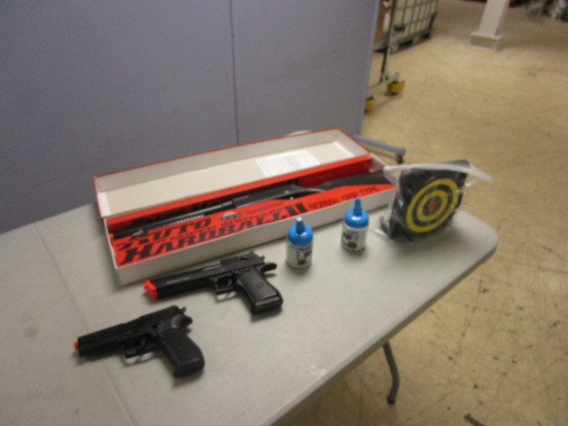 lot 664 image: AIR SOFT GUNS AND ACCESSORIES