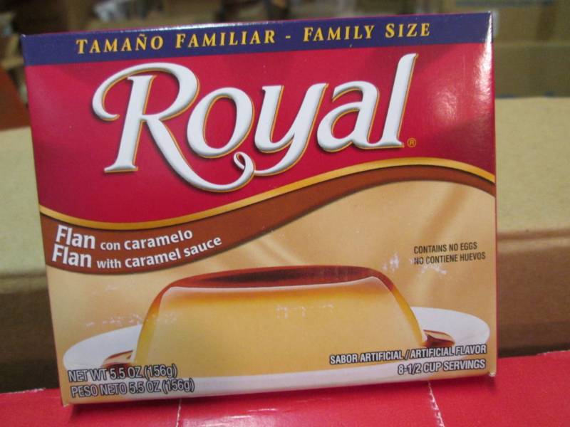 lot 48 image: Case of Royal Dessert Flan with Car...