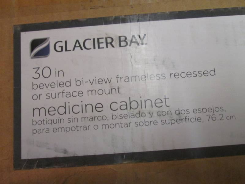 lot 68 image: Glacier Bay 30 Beveled Bi-View Fra...