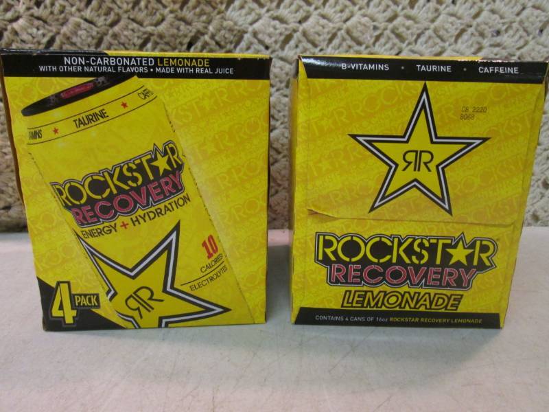 lot 98 image: 2 - 4-Packs of Rockstar Recovery Le...