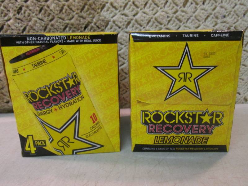 lot 99 image: 2 - 4-Packs of Rockstar Recovery Le...