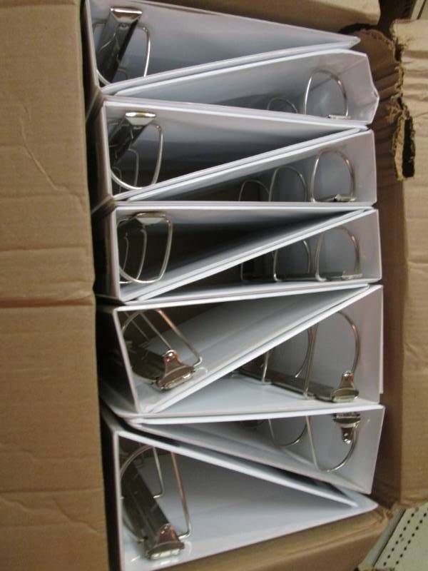 lot 114 image: Lot of 10 Large 3-Ring Binders  A-2...