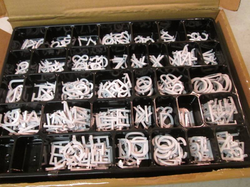 lot 150 image: Set of Display Board 1 Letters and...