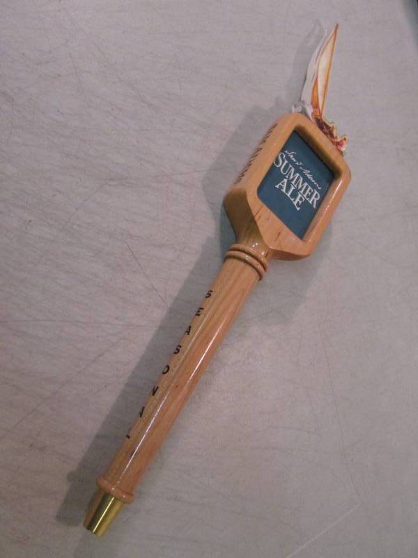 lot 183 image: Sam Adams Summer Ale Beer Tap Handl...