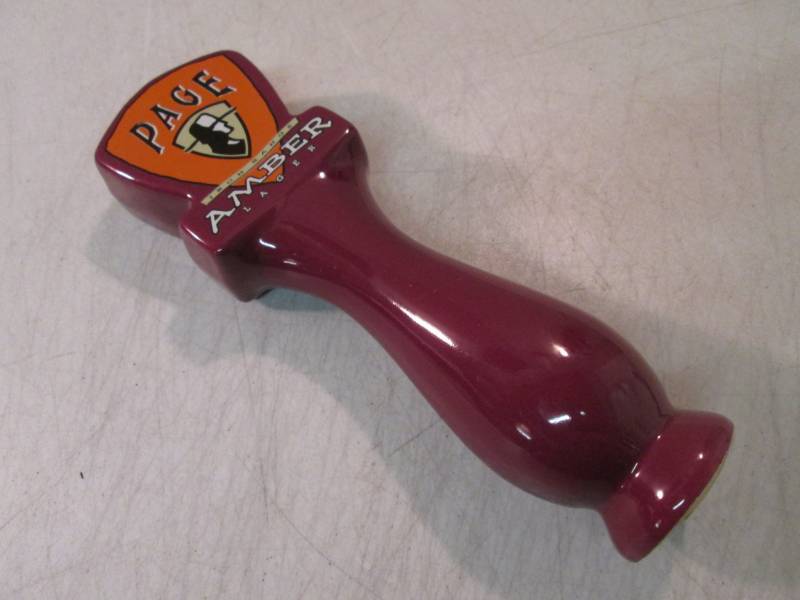 lot 234 image: Page Iron Range Amber Lager Beer Ta...