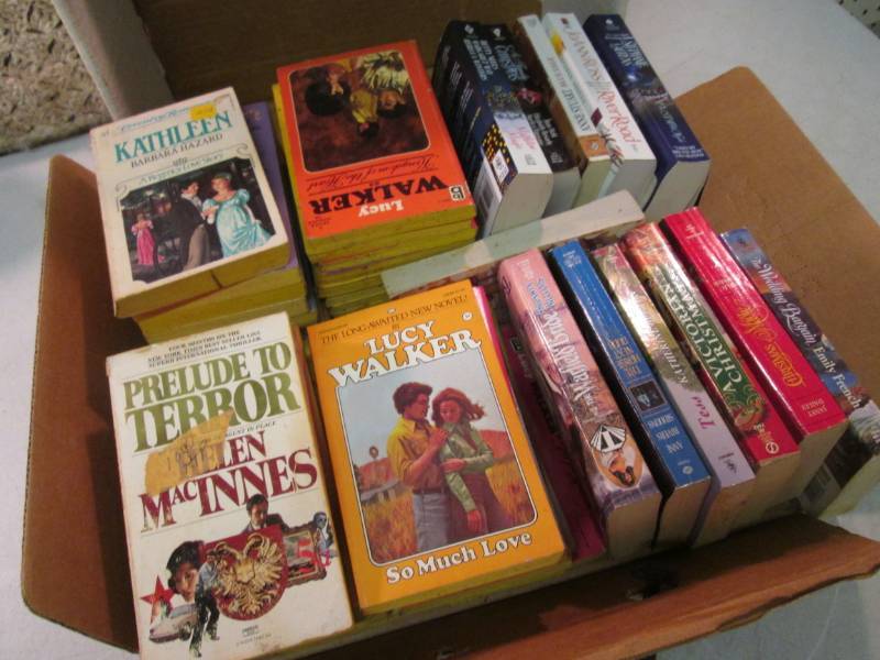 lot 246 image: Box Full of Paperback Books  RM1...