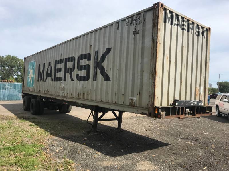 40ft Shipping  Storage Container and Trailer