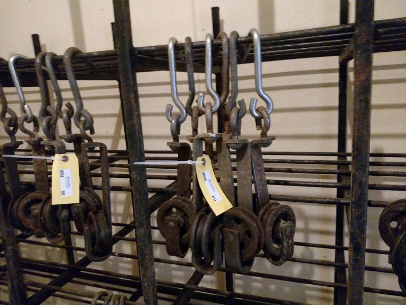 lot 60 image: (6) 6 Trolley Hooks...