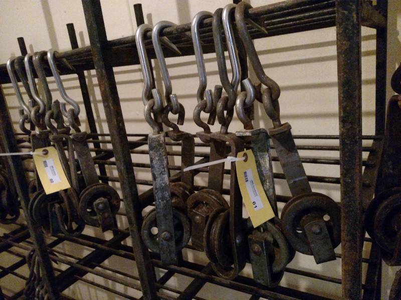 lot 61 image: (6) 6 Trolley Hooks...