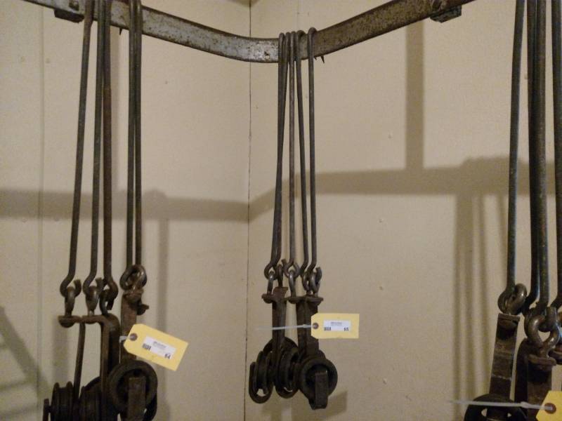 lot 65 image: (5) 24 Trolley Hooks...