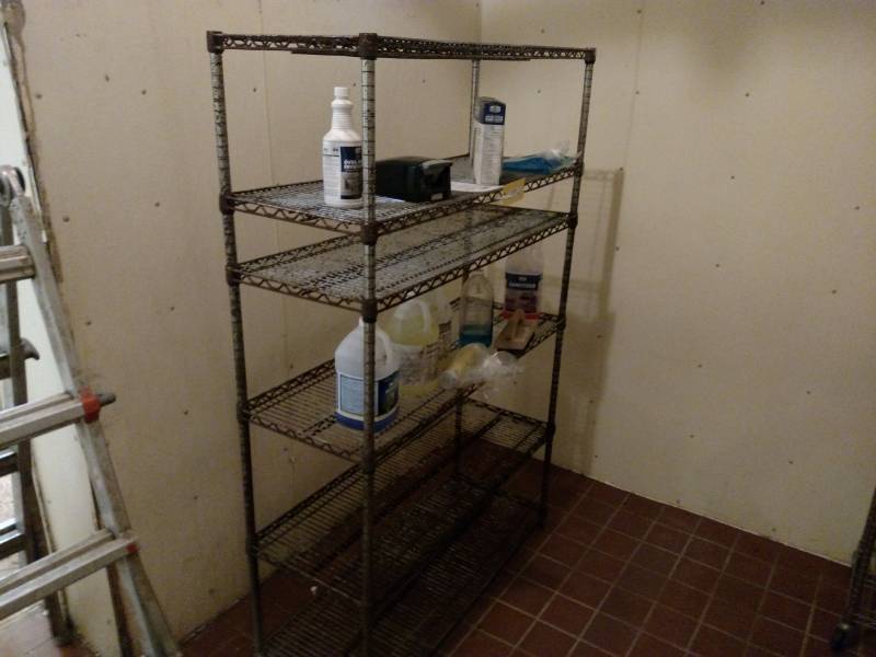 lot 78 image: Wire Rack, 48x18x72, Includes Clean...