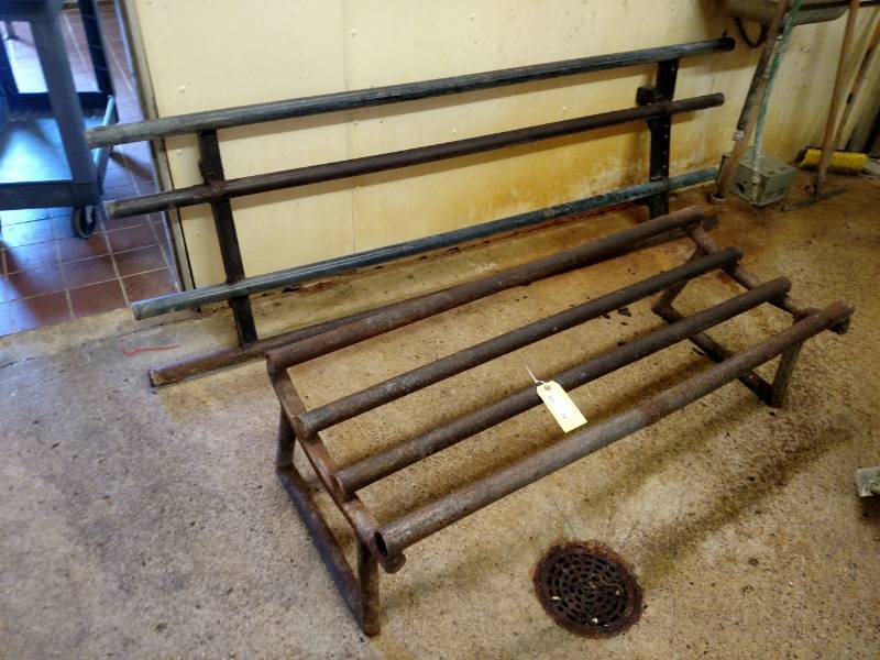 lot 82 image: (2) Steel Racks...