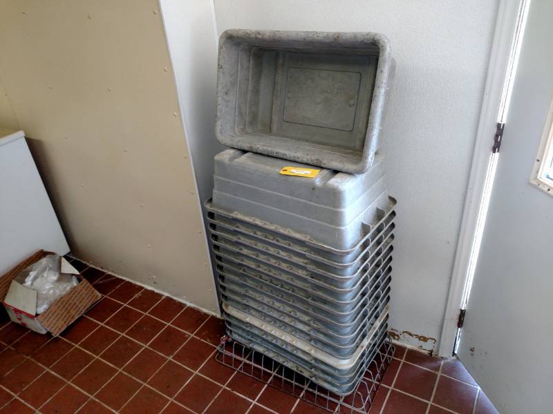 lot 93 image: Approx. (15) Poly Tubs...
