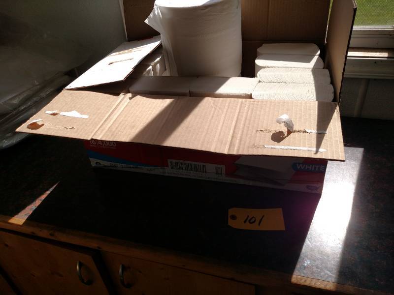 lot 101 image: Asstd Paper Towels...