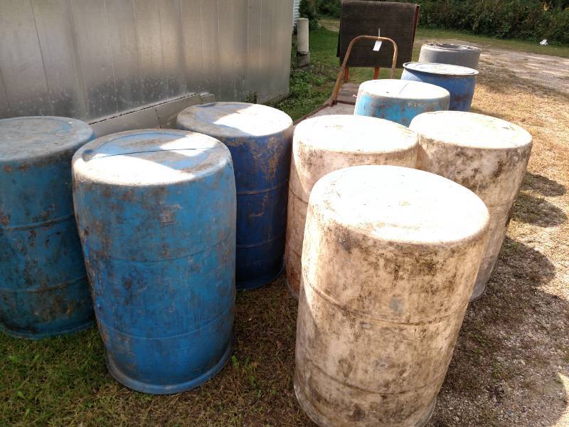 lot 110 image: (8) Poly Drums