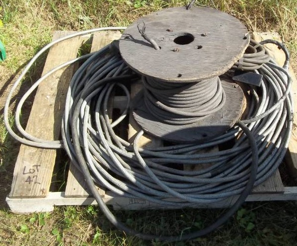 lot 42 image: Misc Heavy Gauge Wire